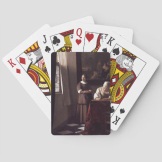 Dutch Artist Vermeer Painting Spielkarten