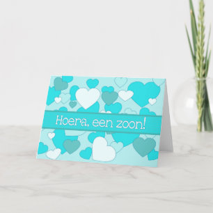 Dutch Baby Boy gratuliert Karte