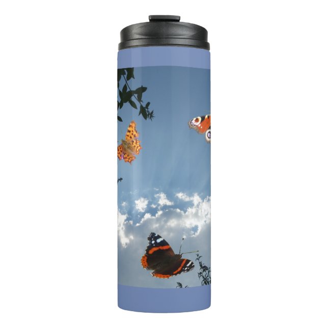 Dutch Butterflies Tumbler Thermosbecher (Vorderseite)