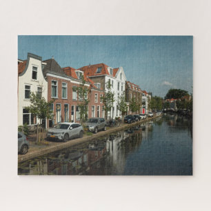 Dutch Canal Houses in Delft Niederlande Puzzle