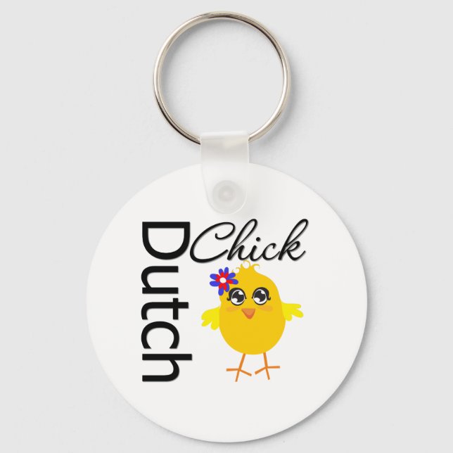 Dutch Chick Schlüsselanhänger (Vorderseite)