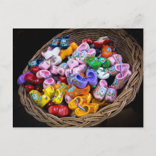 Dutch Clogs Postkarte