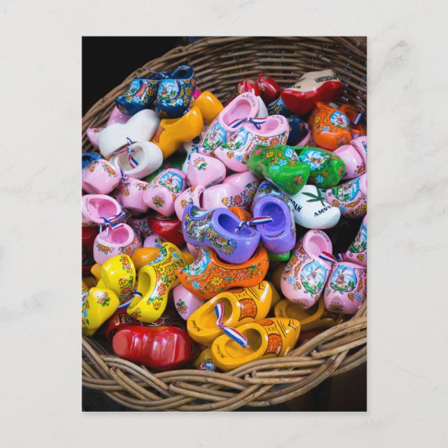 Dutch Clogs Postkarte (Vorderseite)