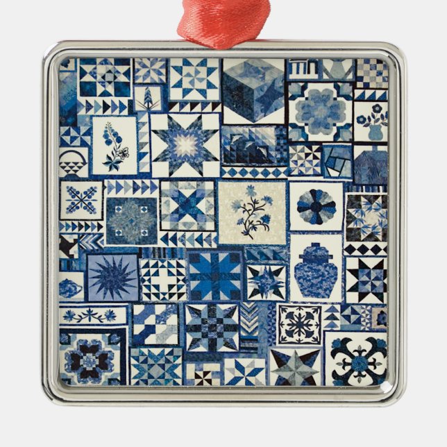 Dutch Delft Ornament Aus Metall (Vorne)
