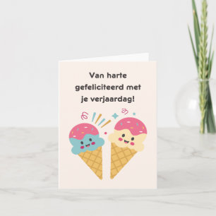 Dutch happy birthday karte