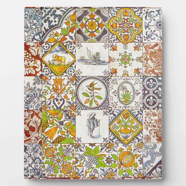 Dutch Keramik Tiles Fotoplatte (Vorderseite)