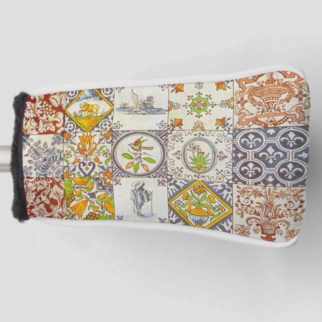 Dutch Keramik Tiles Golf Headcover (Vorderseite)
