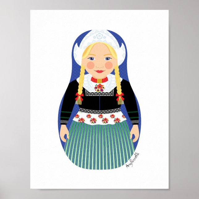 Dutch Matryoshka Poster (Vorne)