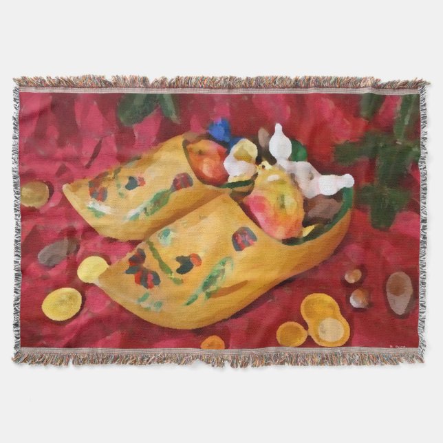 Dutch_ Merry Christmas_blanket Decke (Vorderseite)