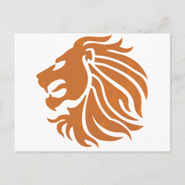 Dutch Modern Lion Postkarte (Vorderseite)