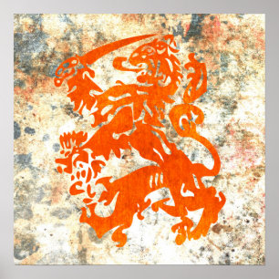 Dutch Republic Lion Poster