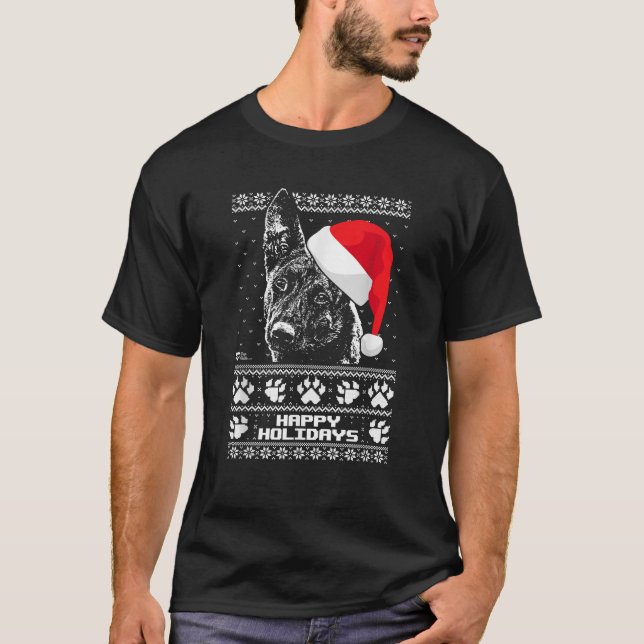 Dutch Shepherd Christmas Tee Store Dutch Shepherd  (Vorderseite)