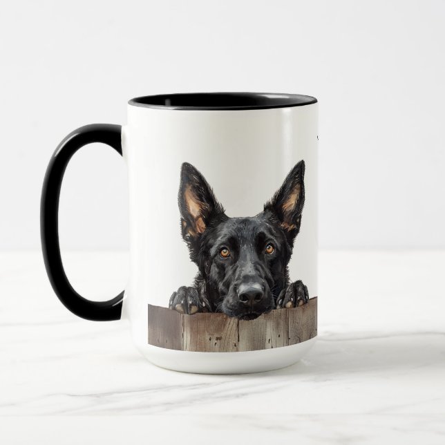 Dutch Shepherd Dog Tasse (Links)