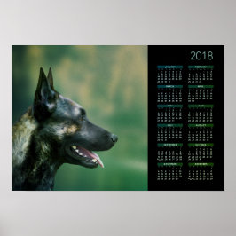 Dutch Shepherd - Holländischer Kalender 2018 Poster