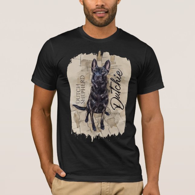 Dutch Shepherd - Hollandse Herdershond T-Shirt (Vorderseite)