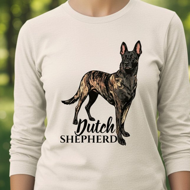 Dutch Shepherd -Hollandse Herdershond Tri-Blend Shirt (Von Creator hochgeladen)