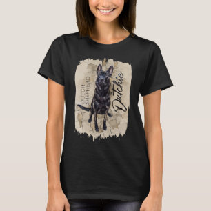 Dutch Shepherd - Niederländische Illustration T-Shirt