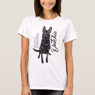Dutch Shepherd - Niederländische Illustration T-Shirt