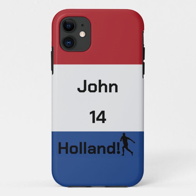Dutch Soccer, anpassbar Case-Mate iPhone Hülle (Rückseite)