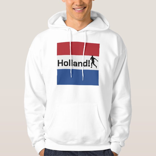 Dutch Soccer, anpassbar Hoodie (Vorderseite)