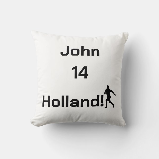 Dutch Soccer, anpassbar Kissen (Vorderseite)