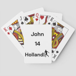 Dutch Soccer, anpassbar Spielkarten