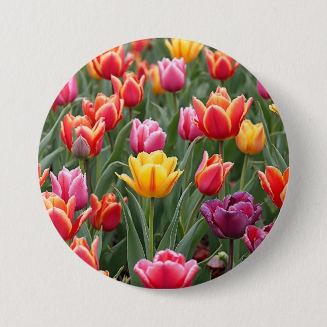 Dutch Tulips Button (Vorderseite)