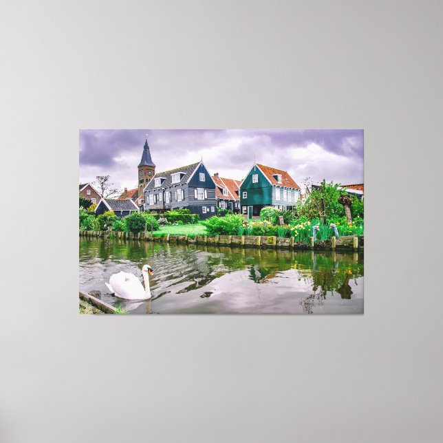 Dutch Village Marken Leinwanddruck (Vorderseite)