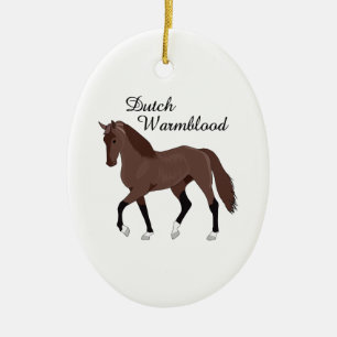 DUTCH WARMBLOOD KERAMIK ORNAMENT
