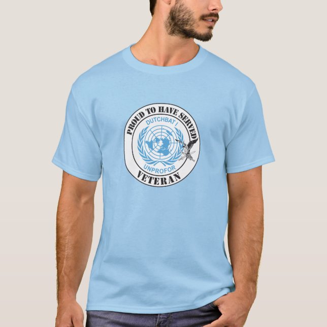 Dutchbat 1 UNPROFOR Veteraan T-Shirt (Vorderseite)