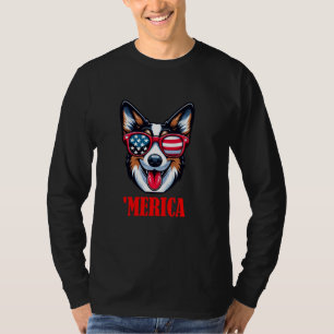Dutchie Merica 4. Juli US Flag Patriotic T-Shirt