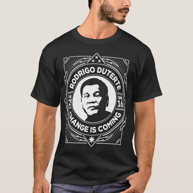 Duterte für Präsidenten T-Shirt (Vorderseite)