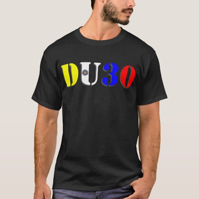 Duterte Philippinen DU30 T-Shirt (Vorderseite)