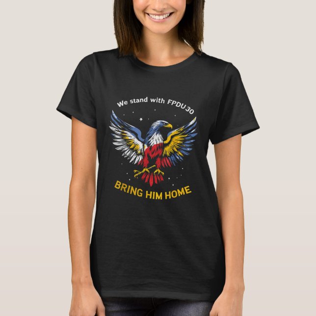 Duterte Supporter Shirt 2025, Bring Ihm Zuhause Ea (Vorderseite)