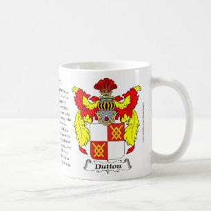 Dutton Familien-Wappen Tasse