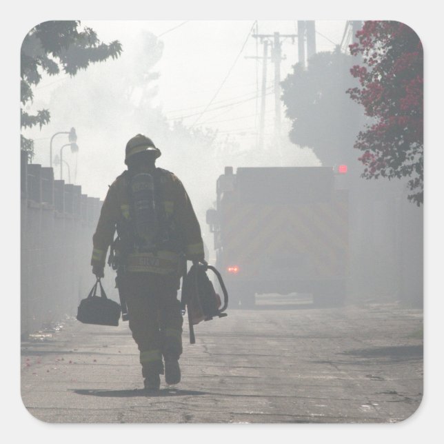 Duty Call Square Sticker (Vorderseite)