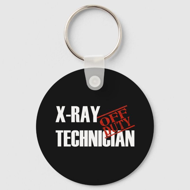 DUTY XRAY TECH DARK SCHLÜSSELANHÄNGER (Vorderseite)