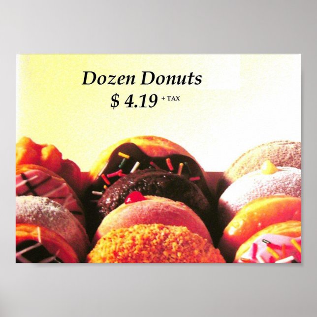 Dutzend Donuts Poster (Vorne)
