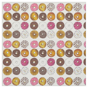 Dutzend Doughnut Donuts Frühstück Junk Food Pastry Stoff