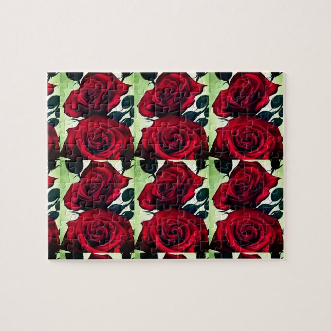 Dutzend Rose Puzzle (Horizontal)