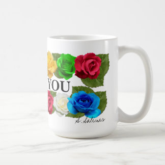 Dutzend Rosen-Liebe Sie Tasse