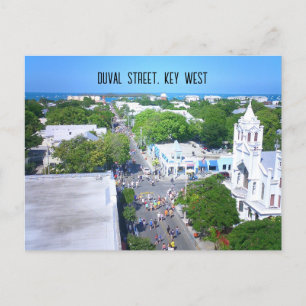 Duval Street, Key West Florida Postkarte