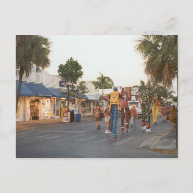 Duval Street Postkarte (Vorderseite)