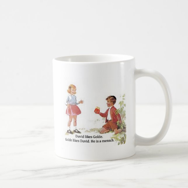 Duvid mag Golde. Kaffeetasse (Rechts)