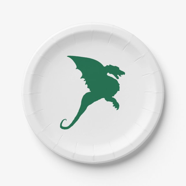 Duxbury Dragons - Duxbury MA. Pappteller (Vorderseite)