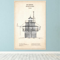 Duxbury Pier Light Lighthouse - Massachusetts - SB