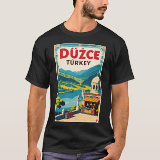 Duzce Turkey Vintage Travel Tourism T-Shirt