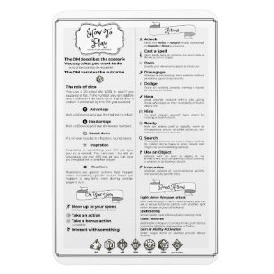 DV 5. Edition Player-Cheatsheet Magnet