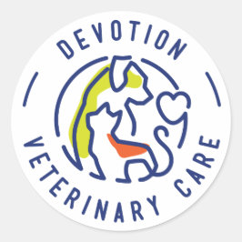 DVC-Aufkleber Runder Aufkleber