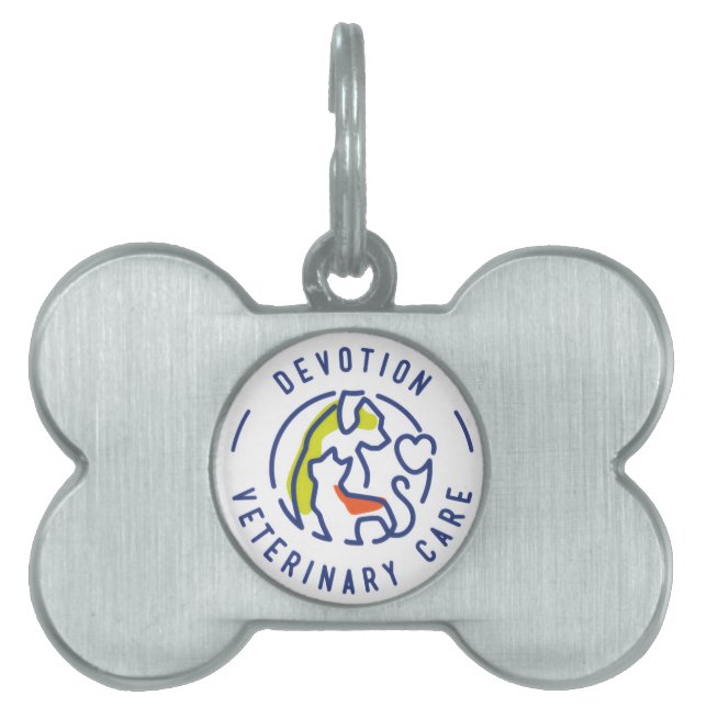 DVC Bone Dog Tag Tiermarke (Vorderseite)